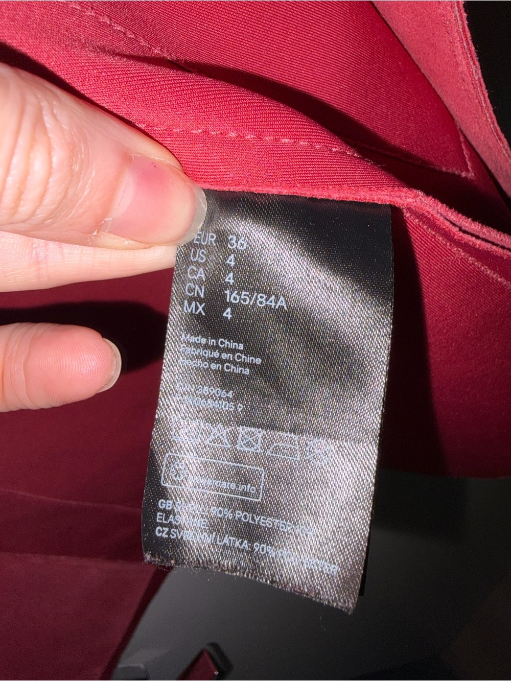 H&M Raspberry Open-Front Trench Coat - Picture 5 of 5